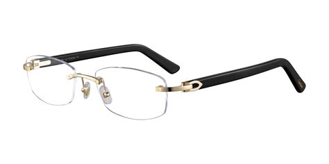 eyewear frame cartier|cartier rimless eyeglasses for men.